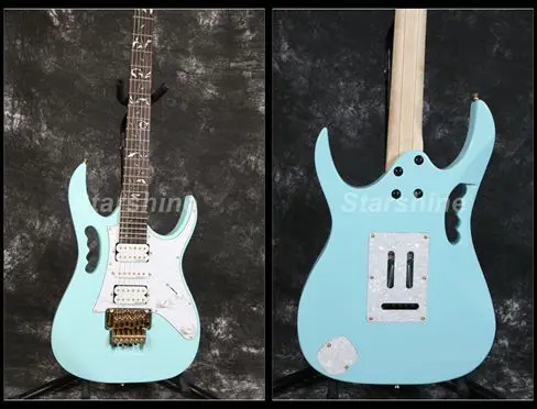 

Starshine Electric Guitar DK-7VG FR Brige Flower Inlay Gold Hardware Dmarzio Pickups