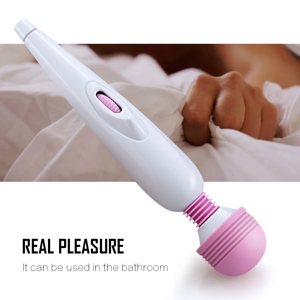 _10Umania Women Mini AV Magic Wand Orgasm Clitoral Stimulator Portable Massager Vibrator Sex Toy, Adlut Sexo