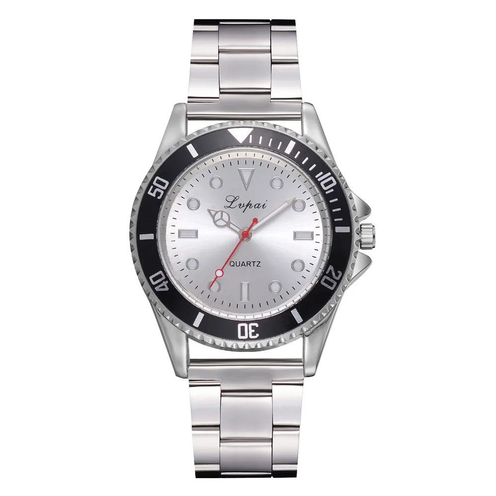 Повседневные кварцевые часы со стальным ремешком, аналоговые наручные часы, спортивные, наручные часы, роскошные брендовые часы высокого качества, наручные часы Relogio - Цвет: White