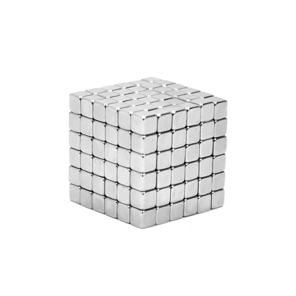 YIMAKER 216 шт 5*5*5 мм квадратный магнит Неодимовый магнитный NdFeB imanes DIY бак нео-кубы головоломки магниты для "сделай сам"