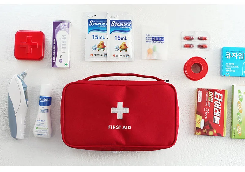 

Empty Large First Aid Kit Emergency Medical Box Portable Travel Outdoor Camping Survival Medical Bag Big Capacity Home/Car