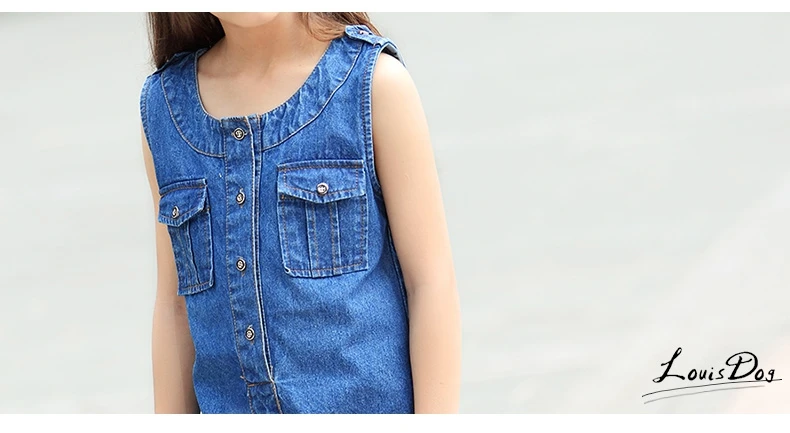 pocket denim dress 1-8