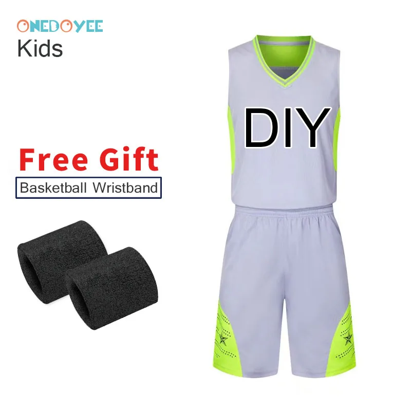 Onedoyee мужские баскетбольные наборы, тренировочная форма, спортивные майки, быстросохнущие дышащие Молодежные баскетбольные майки, командная одежда - Цвет: Оранжевый