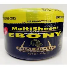 Мир Multi блеском Ebony волос крем переболее 250 г