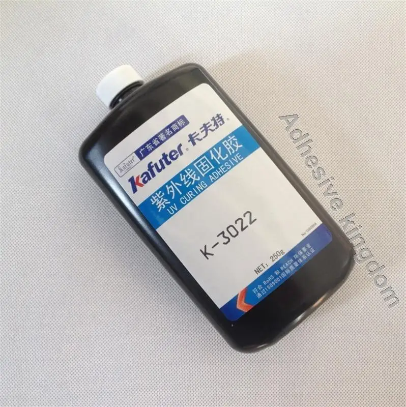 

100% Genuine 250g kafuter K-3022 UV glue uv curing adhesive PVS ABS Acrylic adhesive