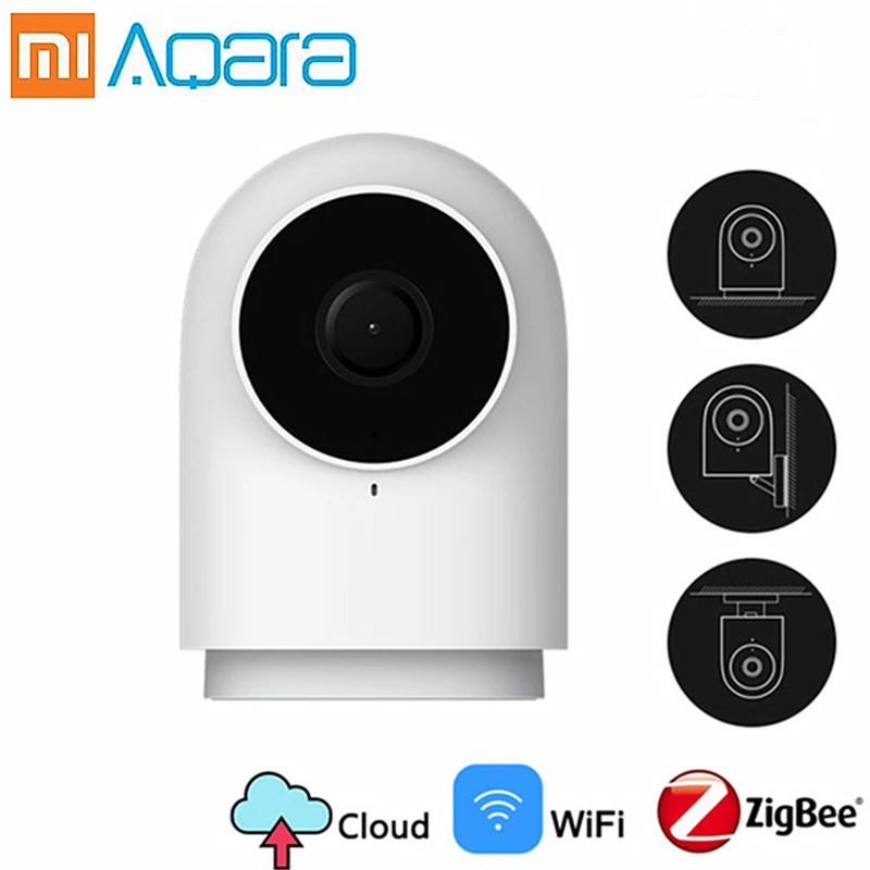 

Aqara Original xiaomi new Smart IP Camera G2 zigbee hub Gateway Function WIFI 1080P HD 140 Degrees View for mijia Mi Home APP