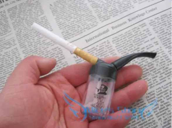 

New 1pcs Men Smoking Accessories Water Smoking Tobacco Pipe Cigarette Cigar Holder Hookah Filter Smoke Pipe