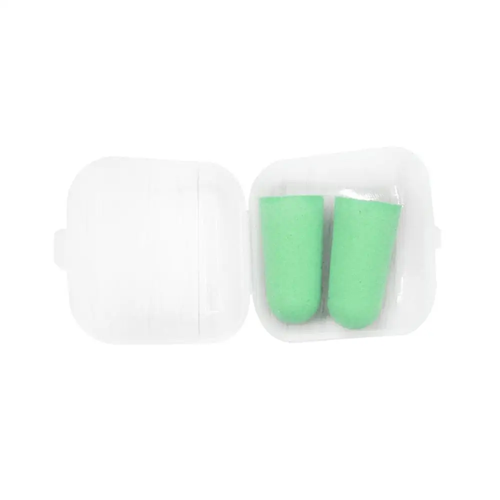 Горячая Распродажа мягкие Проводные ушные затычки с шумоподавлением затычки для ушей для плавания защитные наушники для путешествий противошумные спальные затычки - Цвет: Зеленый