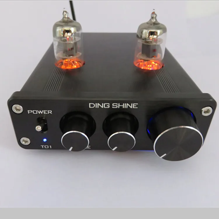 12 В постоянного тока HIFI 6J1 трубчатый предусилитель клапан Аудио двойной бас