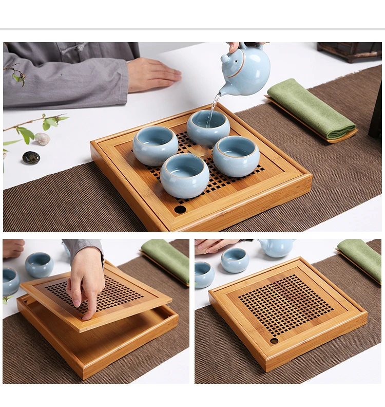  TANGPIN bamboo tea trays tea board accessories kung fu tea tray table