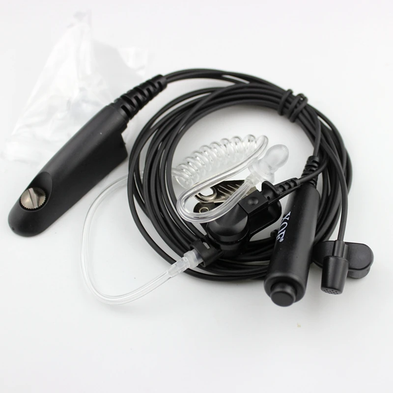 Fone de Ouvido Ptt para Motorola Tubo Acústico Gp328 Gp338 Gp340 Gp380 Rádio Walkie Talkie Xqf 10 Pçs ar 9 Walkie-talkie