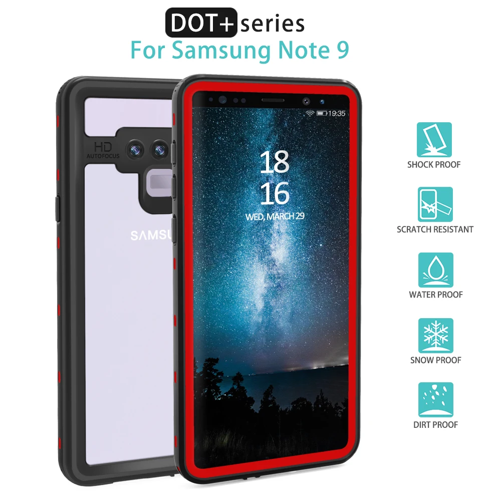 Case para Samsung Subaquático à Prova de Água Capa do Telefone para Samsung Ip68 à Prova Água s8 Mais Mergulho Galaxy Note 9 8 Dip68 S10e S10 s9 13 Telefonia e Comunicação