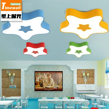 

CM062 cartoon color LED children ceiling lamp star bedroom lamp warm modern kindergarten lamps