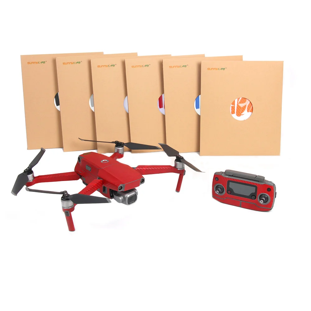 ПВХ пленка из углеродного волокна для DJI MAVIC 2 PRO & ZOOM Cool Arms наклейки пульт