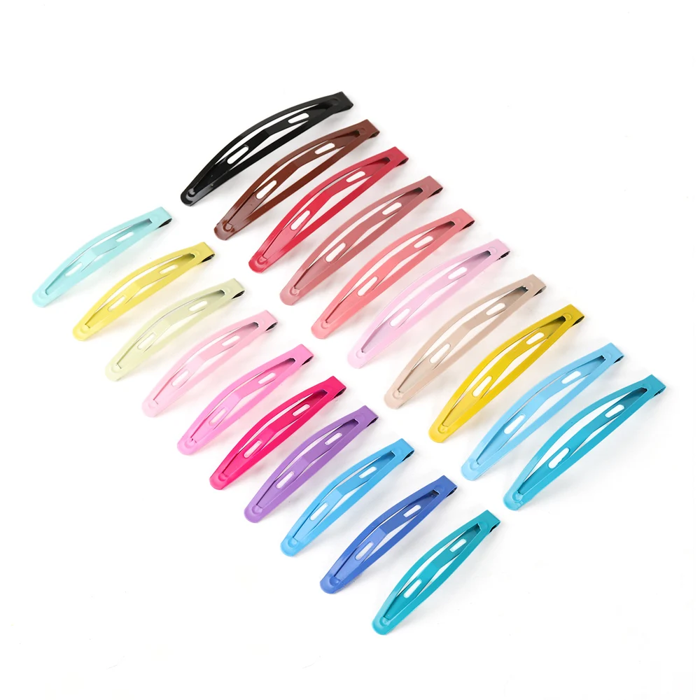 

10Pcs Simple Girls Hair Clips Black Candy Color Hairpins BB Barrettes Headbands for Women Hairgrips Hair Accessories 2 Sizes