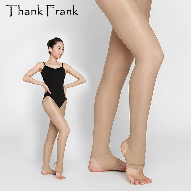 Discount Thickening Ballroom Stirrup Shimmery Tights Girls Women Dance Shiny Glitter Glossy Shimmer Collant