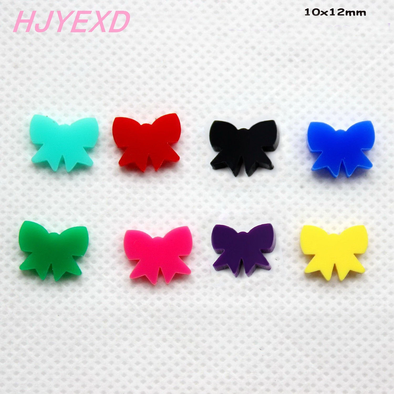 

12mm Acrylic Bow Earrings (no Stud) Supplies Assorted Colors Laser Cut 0.48"-AC1329