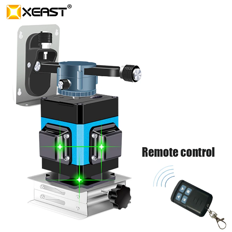 

XEAST 2018 NEW 12 line laser level for tile laying Self-Leveling 360 Horizontal And Vertical Cross Green 3D laser level