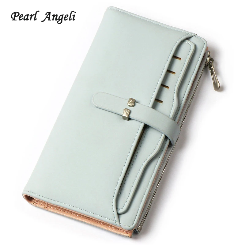 

New Women Wallet Purse Wallet Brand Coin Purse pink Leather Wallet Female Purse Card Holder Long Lady Clutch Carteira Feminina