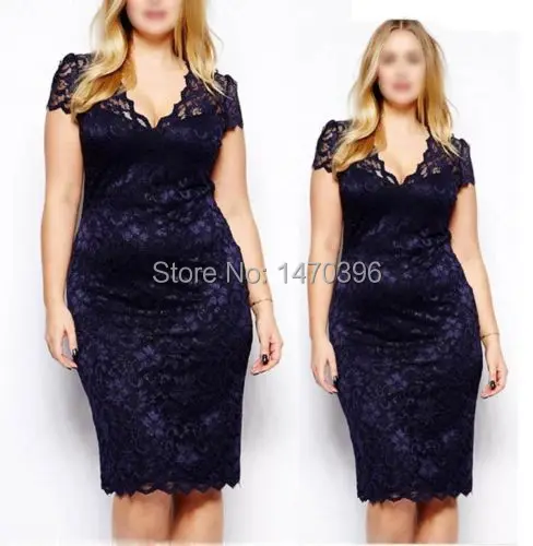 font b Women b font Vintage Elegant Lace Bodycon Cocktail Party Tunic Pencil font b