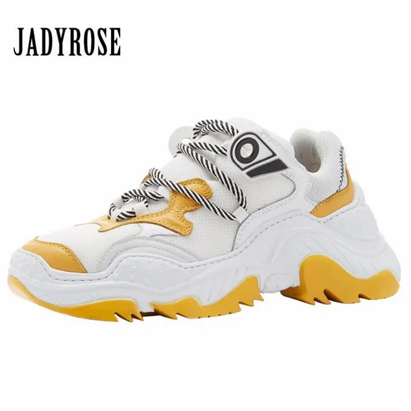 

Jady Rose Mixed Color Retro Women Sneakers Platform Creepers Female Casual Flats Tenis Feminino Espadrilles Flat Shoes Woman