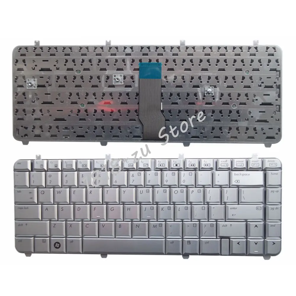  YALUZU English Laptop Keyboard for HP Pavilion DV5-1000 DV5-1100 DV5-1200 DV5-1218 1219 1218TX 1219