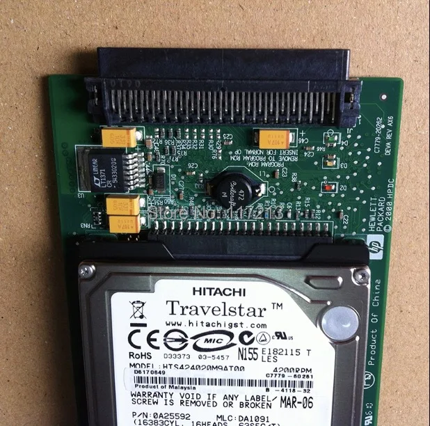  90% nueva GL/2 del formateador de PC con HDD Firmware Designjet 800 800 ps plotter C7779-60272 C777