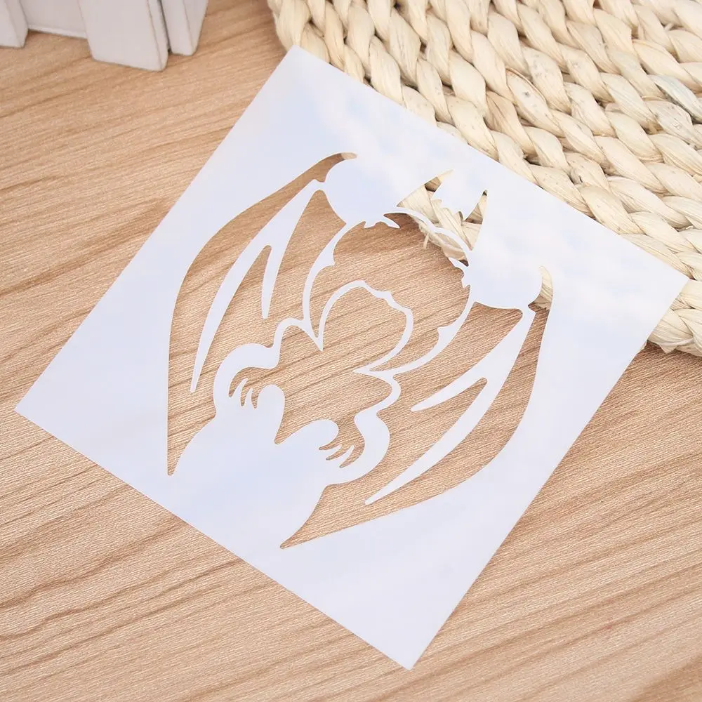 

Halloween Party Bat Reusable Stencil Airbrush Painting Art Cake Spray Mold DIY Decor Crafts