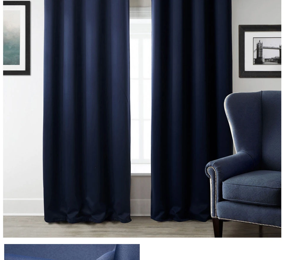 JRD Modern Blackout Curtains For Living Room Window Curtains For Bedroom Curtains Fabrics Ready Made Finished Drapes Blinds Tend