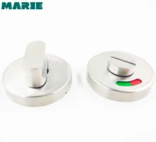Metal Door Lock WC toilet door handle Lock Bathroom Cabinet Pull Knot Metal toilet door locks 2018 limited time limited simple bedroom door lock solid wood toilet lock handle split bright chrome magnetic suction lock