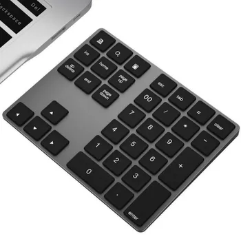 

34 Keys Bluetooth Wireless Numeric Keypad Mini Numpad with More Function Keys Digital Keyboard For PC Macbook Number Pad Mini