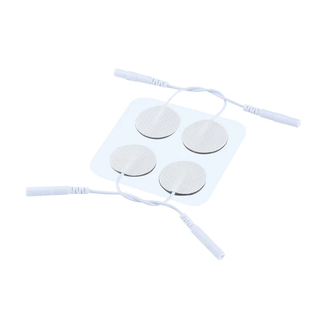 10 Pairs TENS Electrodes Pads Size Diameter 2.5cm With Plug Hole 2.0mm For TENS/EMS Machines 4