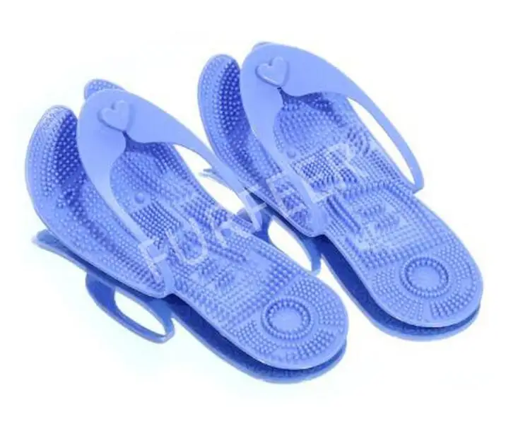 Men's Summer Swimming Beach Flip Flops Traveling Airplane Hotel Shoes Home Massage Slippers Men Foldable Slides Outdoor Sandals - Цвет: As shown