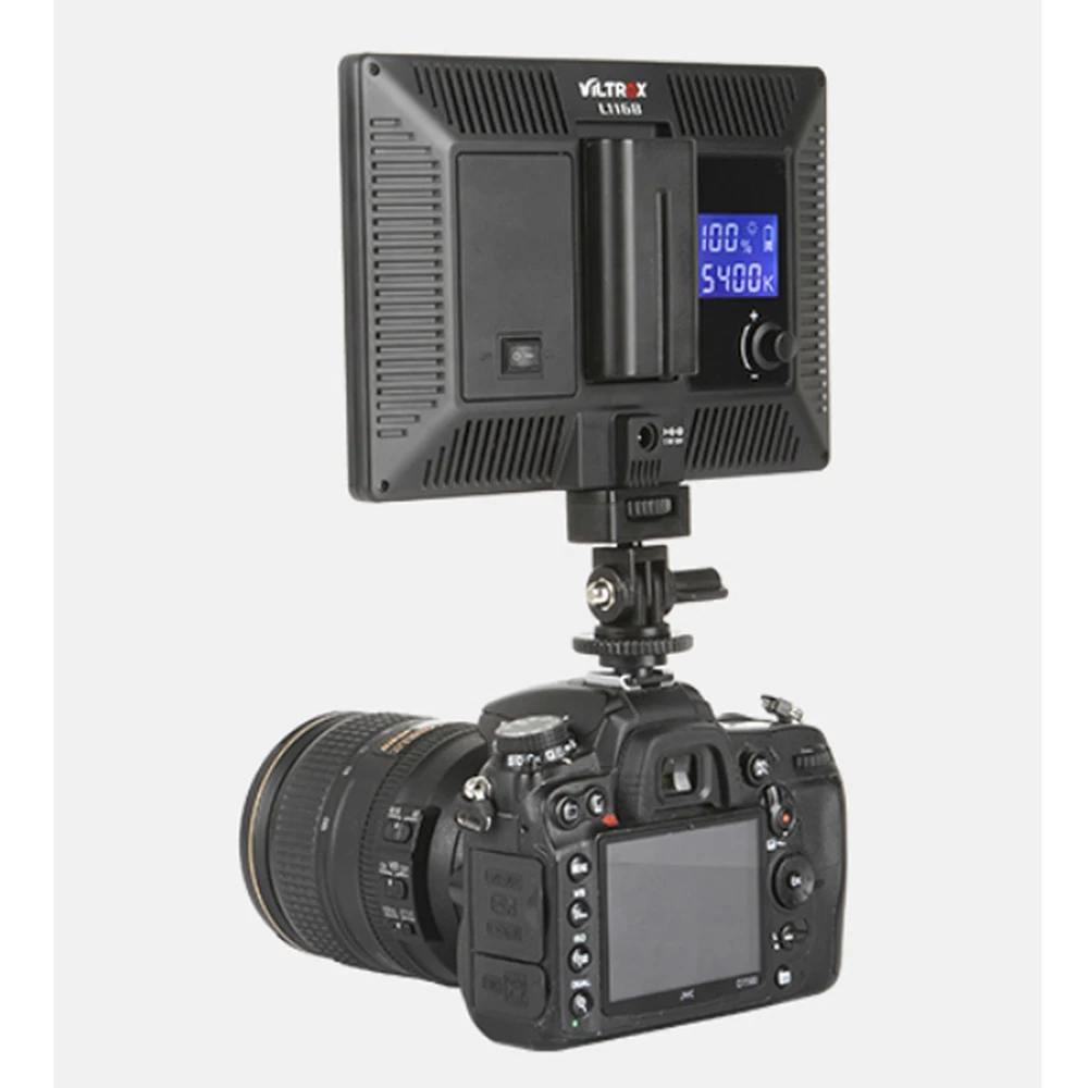 Viltrox L116T LED светильник ультра тонкий ЖК двухцветный и Диммируемый DSLR