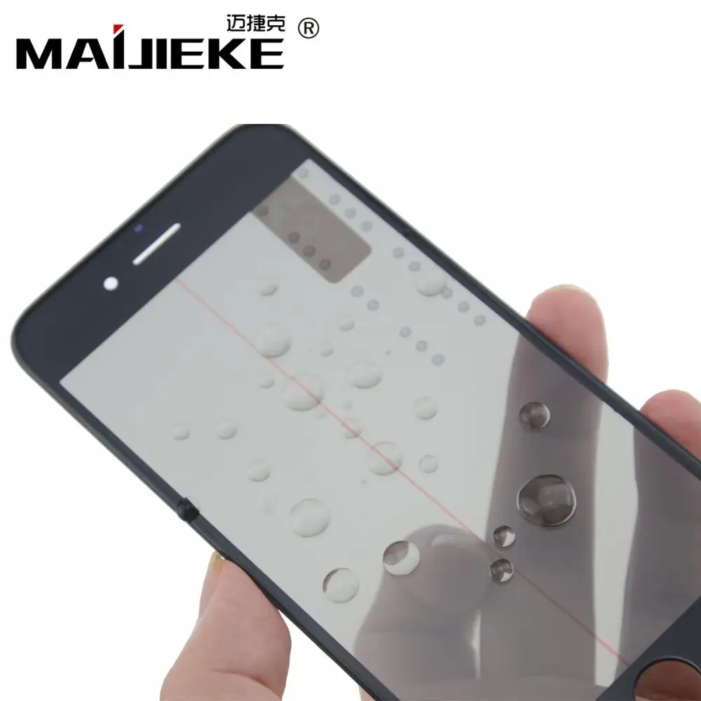 

50PCS MAIJIEKE AAA+ Cold Press Screen Outer Glass with frame OCA+Ori Polarizer For iPhone 5s 5 6 6s 7 8 Plus Front Glass Repair