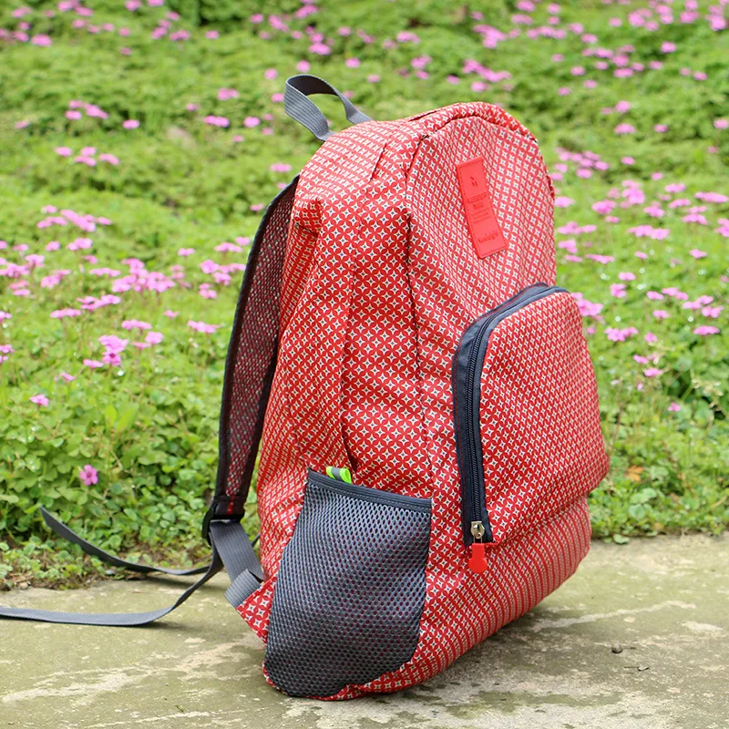 

Travel Foldable Backpack Multifunction Large Capacity Floral Portable Women Backpack Bag