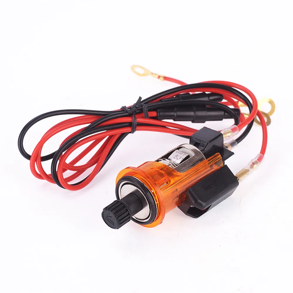 IZTOSSIlluminated Auto 12V Car Orange Cigarette Lighter Power Adapter  Socket Plug Outlet Can Smoke For PEUGEOT 405 505-in Cigarette Lighter from  Automobiles ...