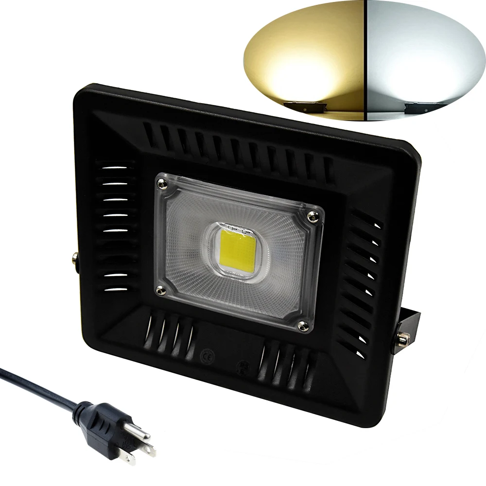 

LED Floodlight 110V 120V 130V LED Floodlight Outdoor lighting 50W Reflector LED Spotlight IP65 Waterproof With Standard US Plug