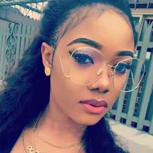 Модные женские металлические оправы для очков, мужские брендовые титановые оправы для очков, Золотая Защитная оправа с очками oculos de grau femininos