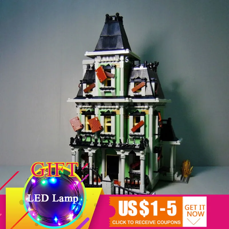 

16007 2141Pcs Monster fighter The haunted house Model set Building blocks Compatible With 10228 toys gift