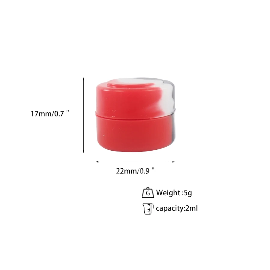100X2 мл самая дешевая силиконовая, восковая емкость воск jar bho контейнер
