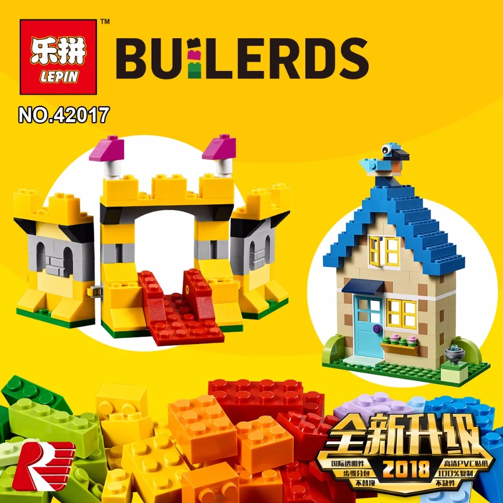 

Lepin 42017 Creative Kids Toys The Legoingly 10717 Extra Large Brick Box Set Building Blocks Bricks Funny Kids Toys Model Gifts