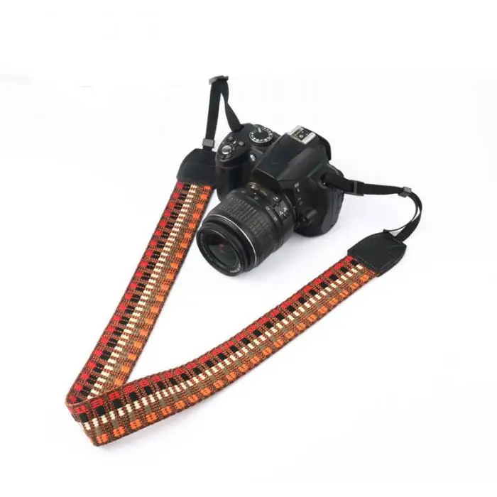 Этнический фото камера ремень хлопок двор средства ухода за кожей шеи плечевой ремень для Canon Nikon Pentax @ JH