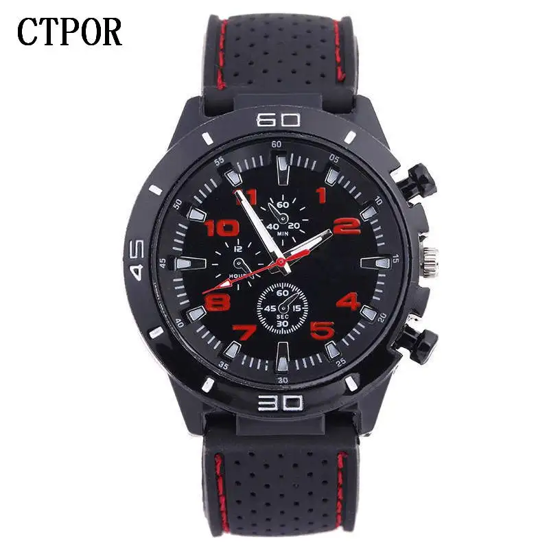 Sports Children's Watch Military Sports Car Style Man Watches Rubber Silicone Men Wristwatch Child Student Clock Kids Boy WATCH