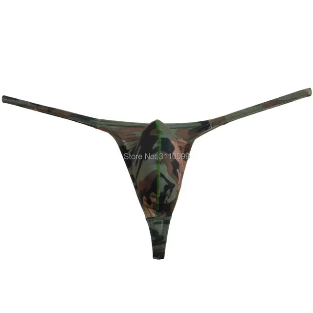 Saingace Elasticizzato Perizoma Uomo Sexy - Bikini Lingerie Tinta Unita - Foto 2