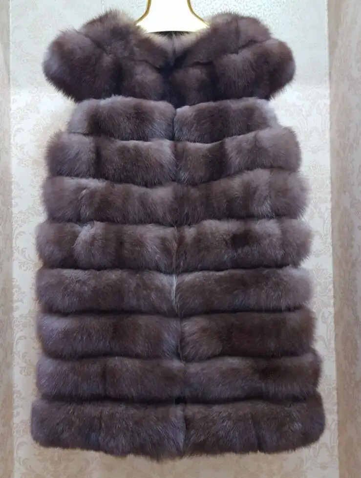 New Really Fox Fur Coat Natural Fur Clothing Along The Fox Jacket Fur Coat Woman s