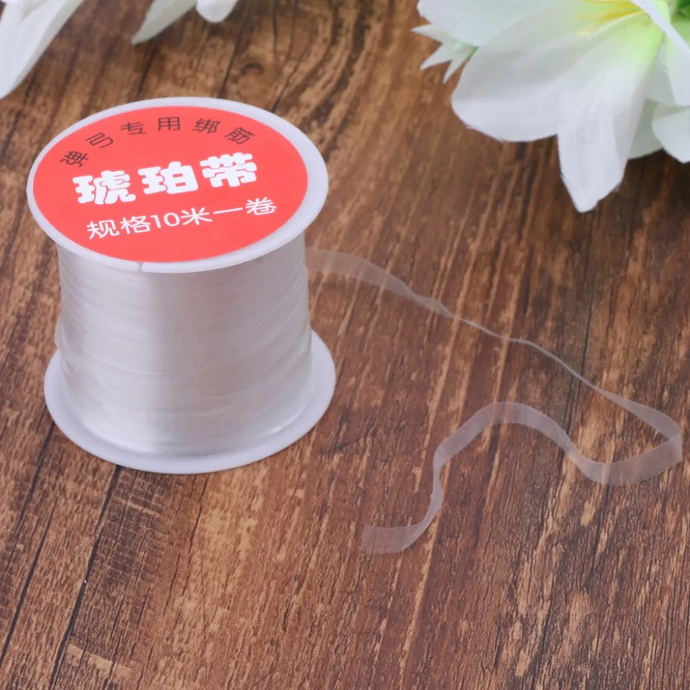 

1 Roll 10m Slingshot Rubber Band Strap Tied Binding Line Hunting Catapult String Thread Elastic Shooting Accessories