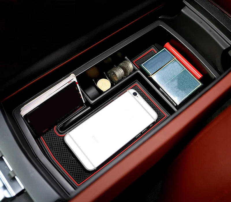 Для peugeot 3008 GT внутренний центр подлокотник ящик для хранения Контейнер держатель Автомобильный, органайзер авто аксессуары