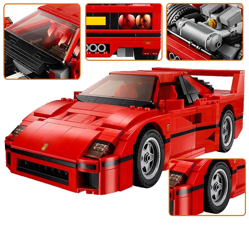 Блоки Creator F40 спортивный автомобиль 1158 шт. родстер модели строительные блоки игрушки для детей сборные создатели автомобиля подарки