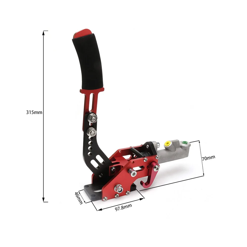 Freno a mano da corsa universale Freno a mano idraulico per auto Freno a mano per parcheggio (freni a mano) BX 100913 - immagine 5